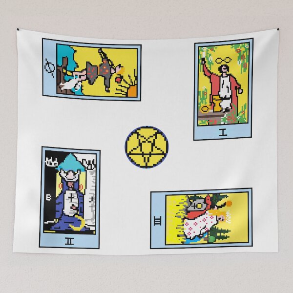 Item preview, Pixel Waite Tarot - 69th Sticker Pack and Magnets designed and sold by Pixel Waite.