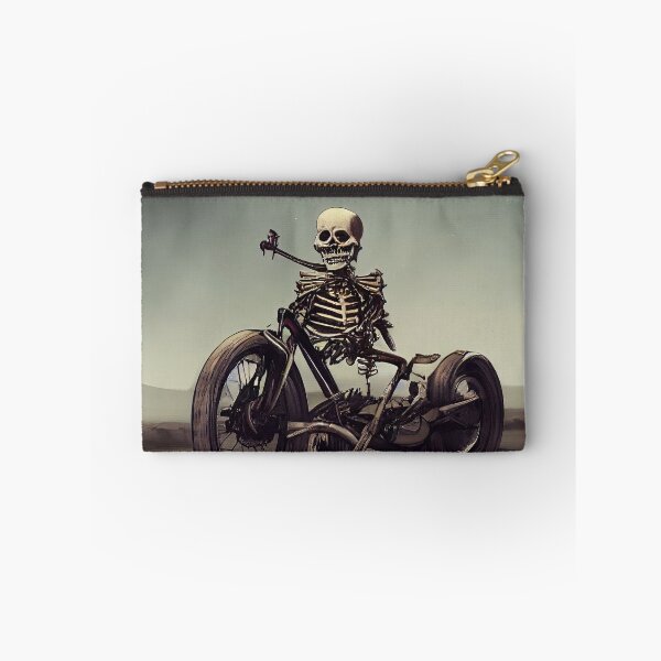 Item preview, Skeleton riding a motorcycle. Image digital art creation designed and sold by mrlongfield.