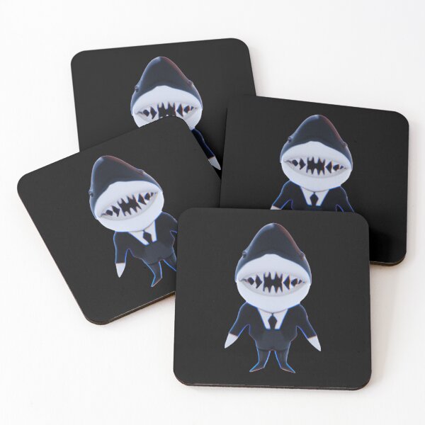 Item preview, Shark in tux player classic lawyer sticker -- 3D  designed and sold by glitchman2.