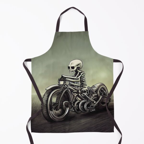 Item preview, Skeleton riding a motorcycle. Image digital art creation designed and sold by mrlongfield.