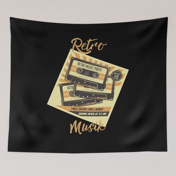 Artikelvorschau, Retro-Musik-Party entworfen und verkauft von Kuki-shop.