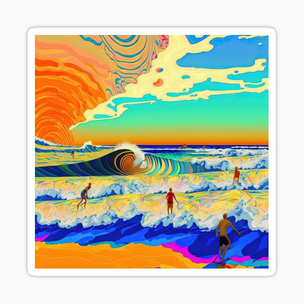 OCEAN DREAMING/ Day at the Beach collection Sticker