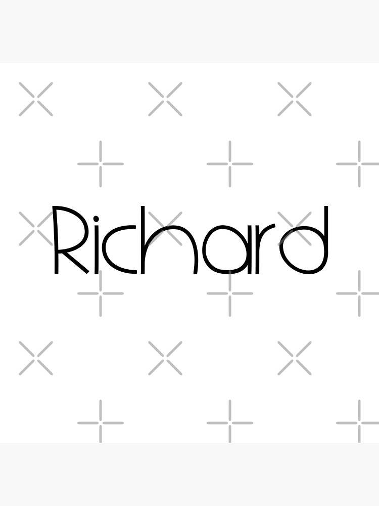 My Name Is Richard Boy Man Name In Black Fonts Poster For Sale By my-name-is-richard-boy-man-name-in-black-fonts-poster-for-sale-by