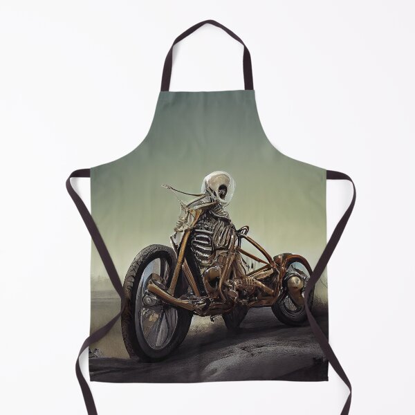 Item preview, Skeleton riding a motorcycle. Image digital art creation designed and sold by mrlongfield.