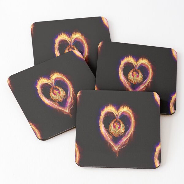 Item preview, PHOENIX IN A FIRE HEART designed and sold by sailorsam1805.