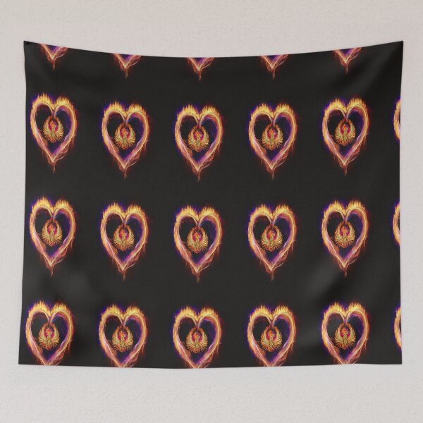 Item preview, PHOENIX IN A FIRE HEART designed and sold by sailorsam1805.