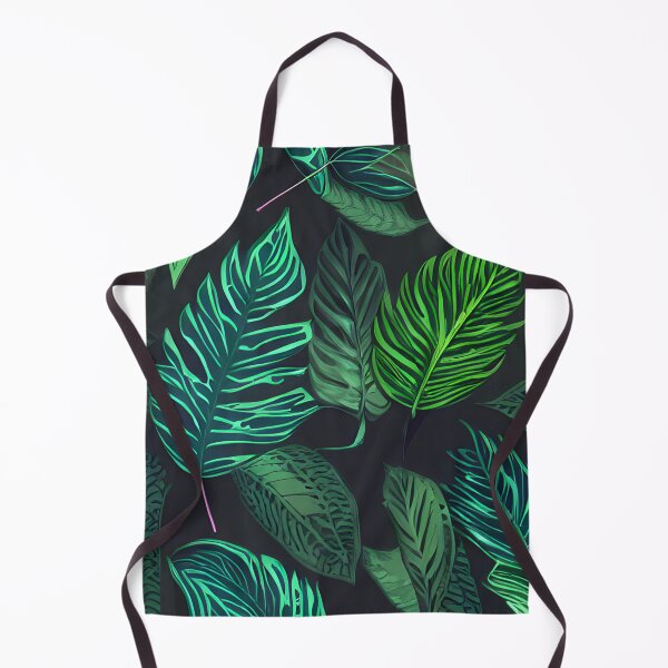 Item preview, Dark tropical green leaf patter #6 designed and sold by supeart.