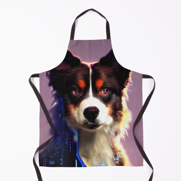 Item preview, australian shepherd cyberpunk dog #4 designed and sold by supeart.