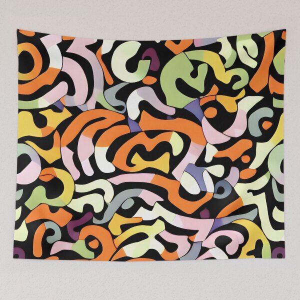Item preview, Blob pattern retro shapes #2 designed and sold by supeart.