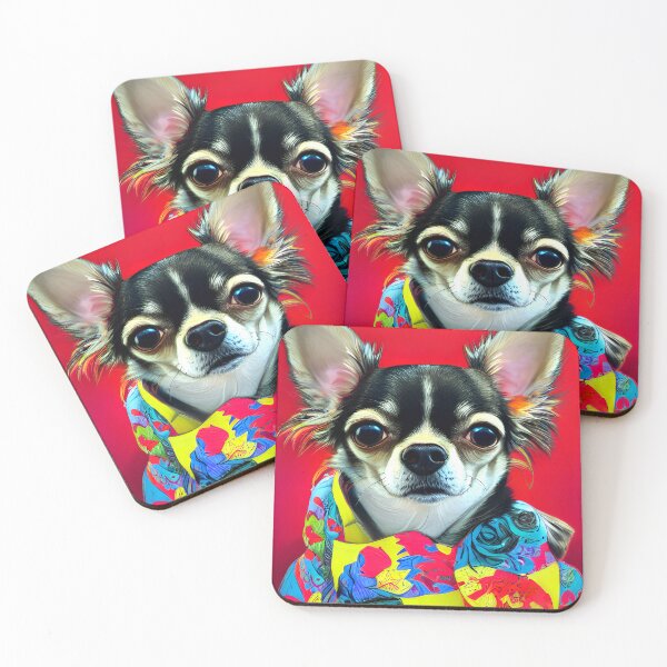 Item preview, Chihuahua colorful art painting dog #40 designed and sold by supeart.