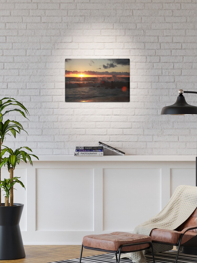 Thumbnail 1 of 4, Metal Print, Sunset at Burns Beach designed and sold by Andreas Koepke.