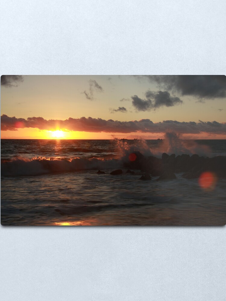 Alternate view of Sunset at Burns Beach Metal Print