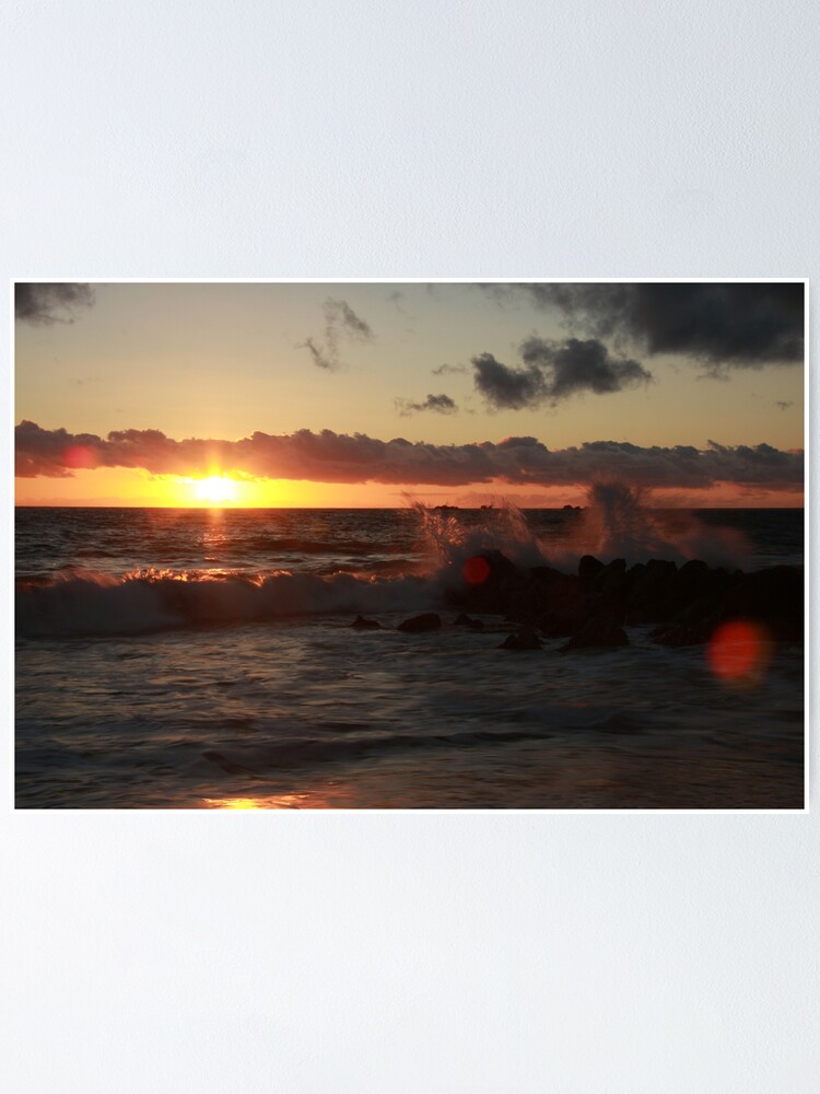 Alternate view of Sunset at Burns Beach Poster