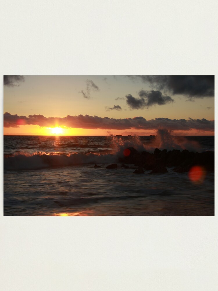 Alternate view of Sunset at Burns Beach Photographic Print