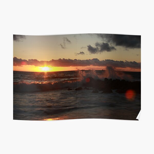 Sunset at Burns Beach Poster