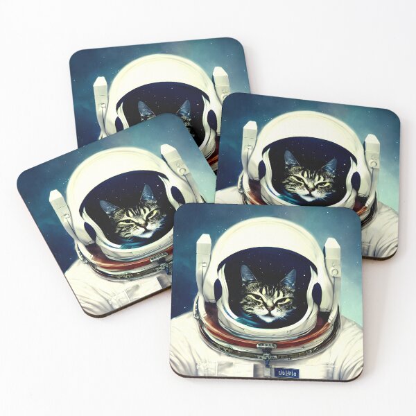 Item preview, cat astronaut painting #21 designed and sold by supeart.