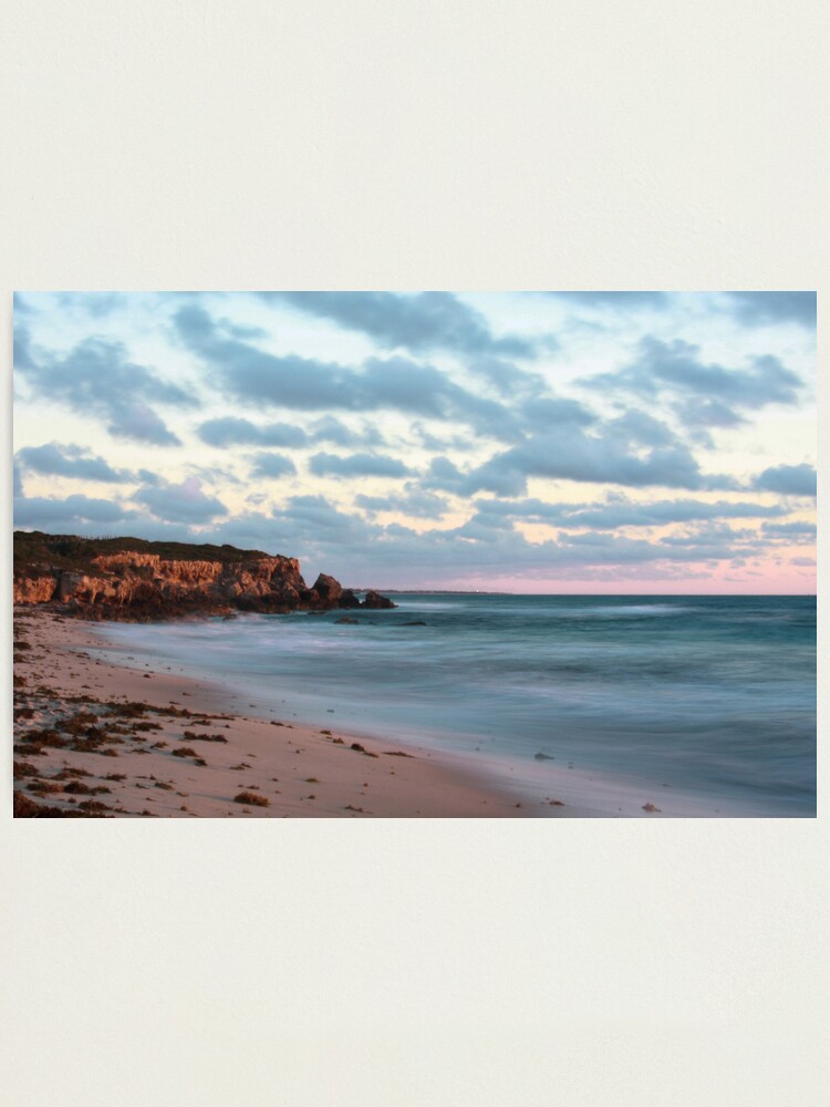 Alternate view of Cliffs at Burns Beach Photographic Print