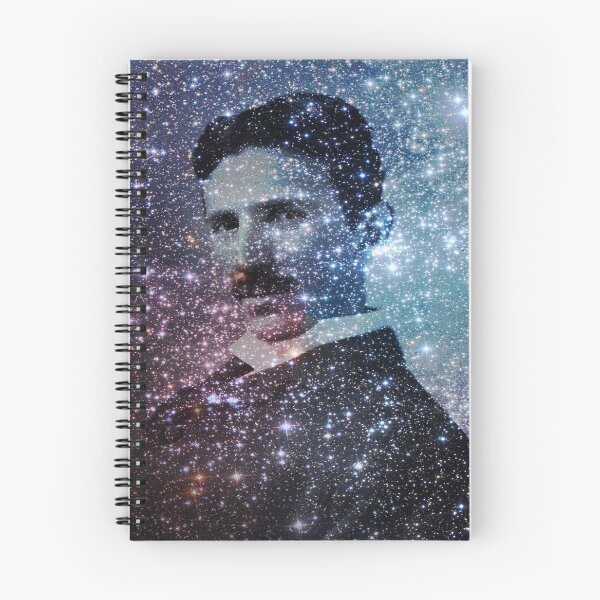 Item preview, Nikola Tesla "Star Mind" Galaxy designed and sold by sublimepw.