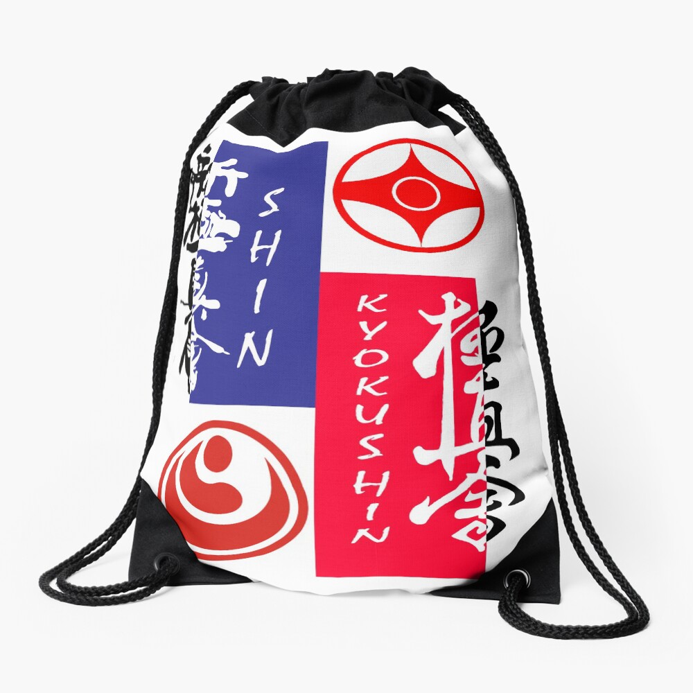 "Kyokushin shinkyokushin " Drawstring Bag for Sale by Lecso Redbubble