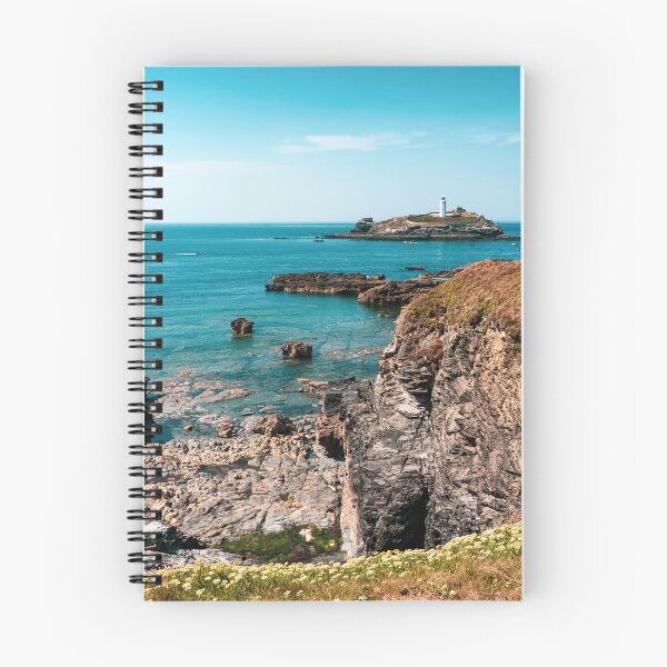 Item preview, Godrevy Lighthouse seascape designed and sold by hawkie.