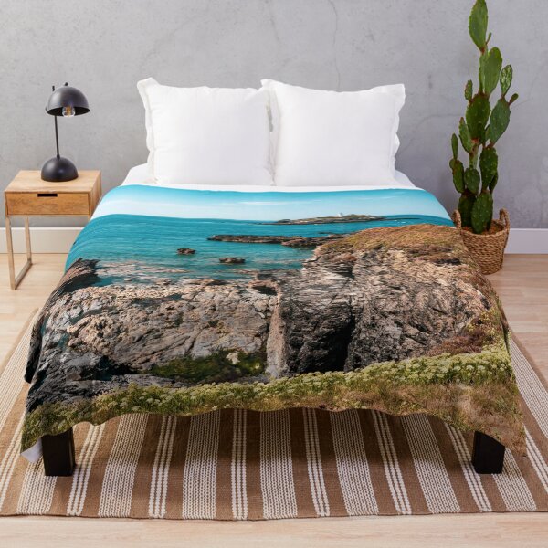 Item preview, Godrevy Lighthouse seascape designed and sold by hawkie.