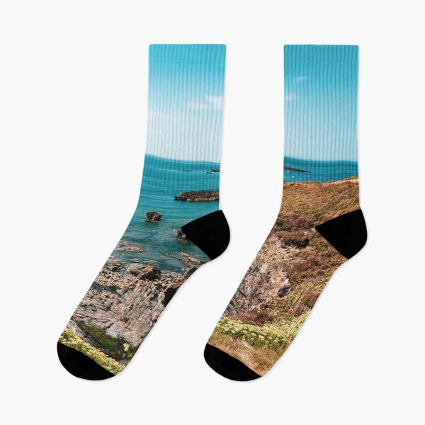 Item preview, Godrevy Lighthouse seascape designed and sold by hawkie.