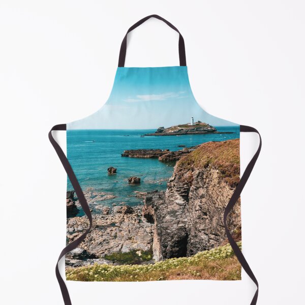 Item preview, Godrevy Lighthouse seascape designed and sold by hawkie.