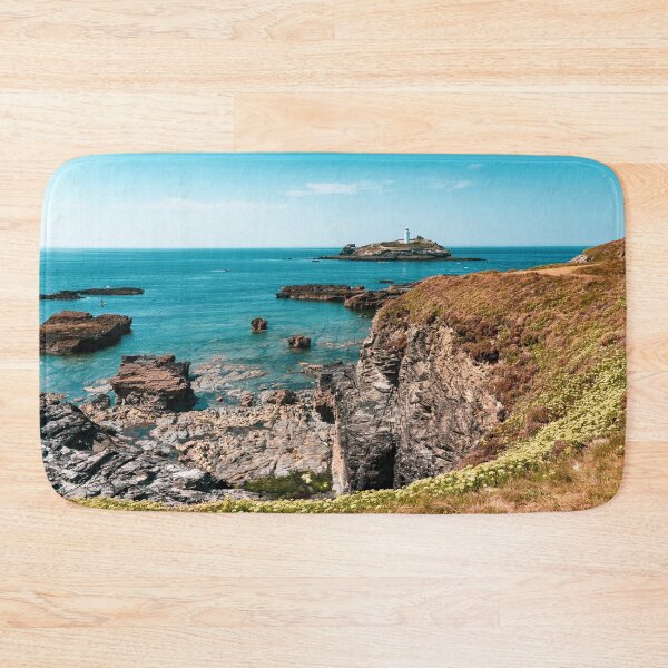 Item preview, Godrevy Lighthouse seascape designed and sold by hawkie.