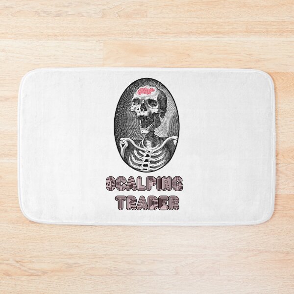 Item preview, 'Scalping Trader' Skull Design - Retro Illustration Design for T-shirts, mugs, phone cases and other accessories designed and sold by Ridiculam Toga.