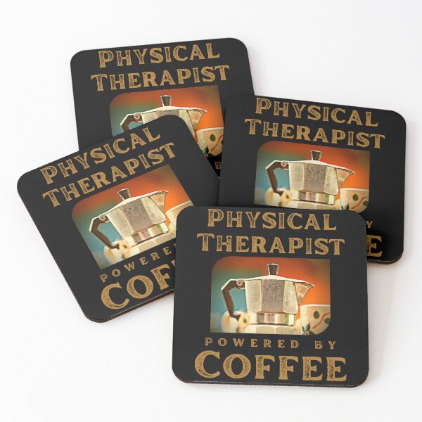 Item preview, Physical Therapist Powered By Coffee :Coffee lover Quote. designed and sold by MokonoKokoro.