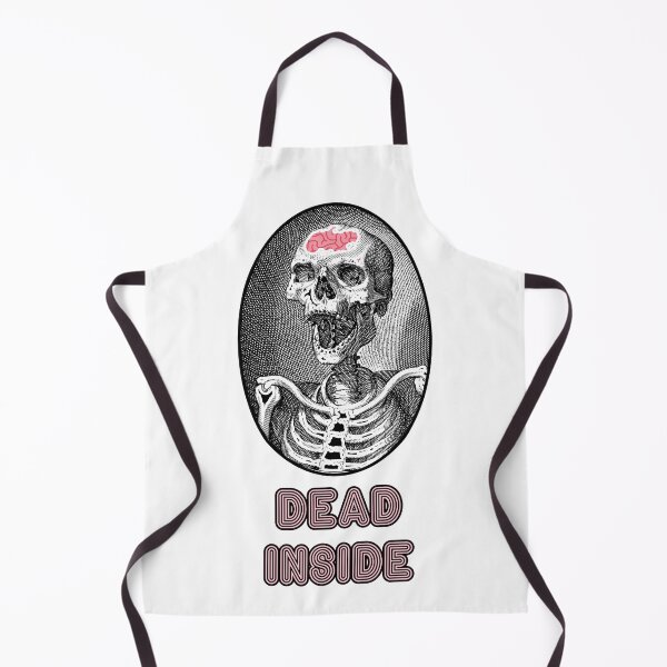 Item preview, 'Dead Inside' Skull Design - Retro Illustration Design for T-shirts, mugs, phone cases and other accessories designed and sold by Ridiculam Toga.