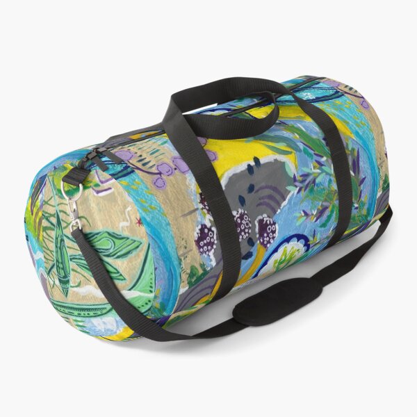 Item preview, Floral abstract in yellow and blue designed and sold by Lilly-Rune.