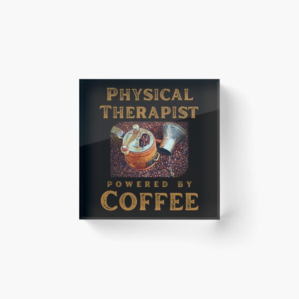 Artikelvorschau, Physiotherapeut Powered By Coffee: Kaffeeliebhaber-Zitat. entworfen und verkauft von MokonoKokoro.
