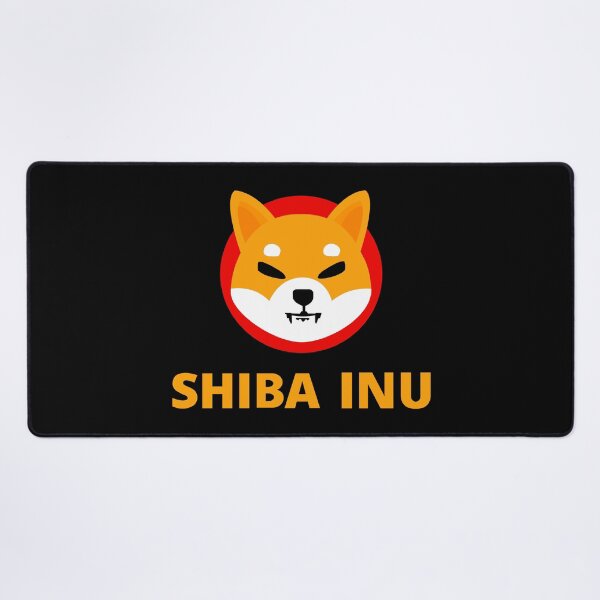 Item preview, Shiba Inu SHIB Crypto Altcoin - Clean Vertical Logo with Orange Text Logo Variant #2 designed and sold by CryptoMoods.