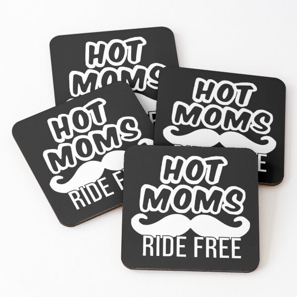 Item preview, Funny Hot Moms Ride Free Cougar Bait Moustache Funny Shirt designed and sold by JackCurtis1991.