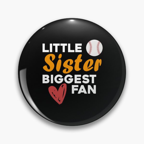 Item preview, Softball Sister Shirt Little Sister Biggest Fan, Little Sister Biggest Fan, Biggest Supporter,Little Sister Biggest,Funny Biggest Sister, baseball Fan designed and sold by RedArtsDesign.