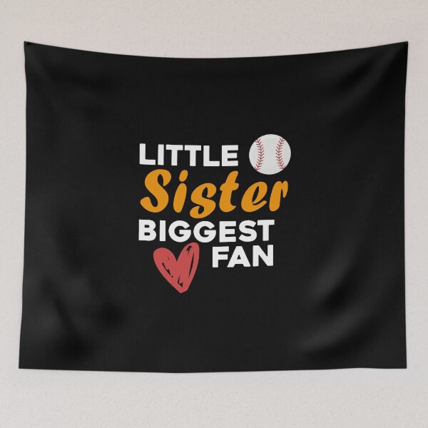 Item preview, Softball Sister Shirt Little Sister Biggest Fan, Little Sister Biggest Fan, Biggest Supporter,Little Sister Biggest,Funny Biggest Sister, baseball Fan designed and sold by RedArtsDesign.