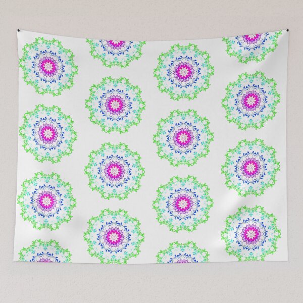 Artikelvorschau, Blume abstrakte Mandala-Kunst entworfen und verkauft von SystemLion.