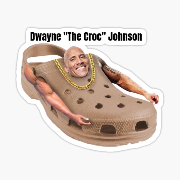 The Rock Vinyl Sticker Dwayne Johnson Meme 90's Wrestler 