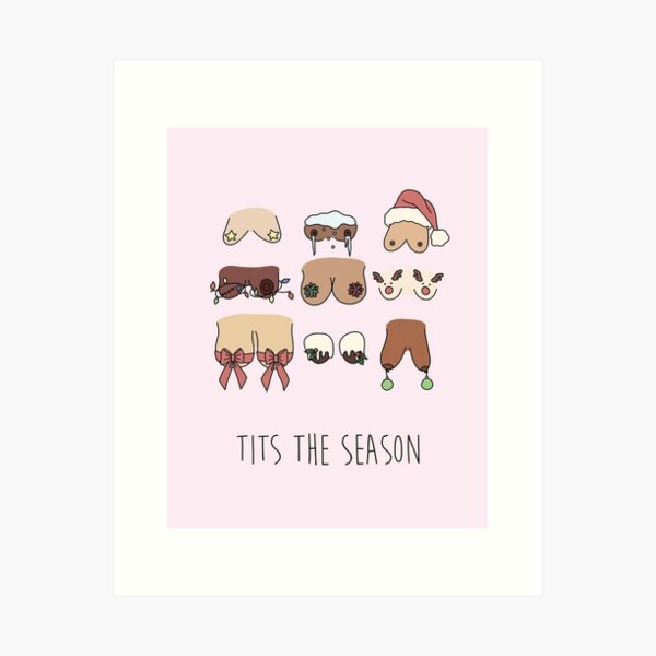 Item preview, TITS THE SEASON designed and sold by SmartDigitalArt.