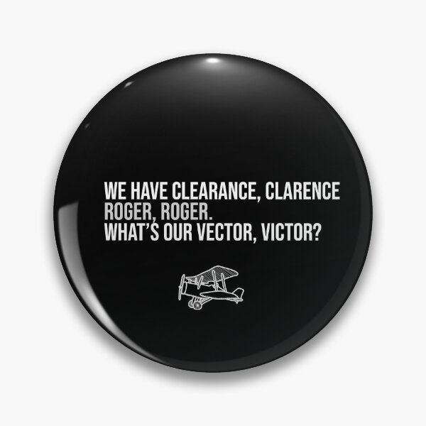 Item preview, We have clearance, Clarence. White text designed and sold by mikeldabbah.
