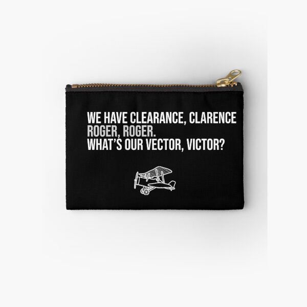 Item preview, We have clearance, Clarence. White text designed and sold by mikeldabbah.