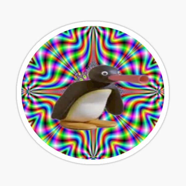 Club Penguin Vibing Meme  Sticker for Sale by samchhapman