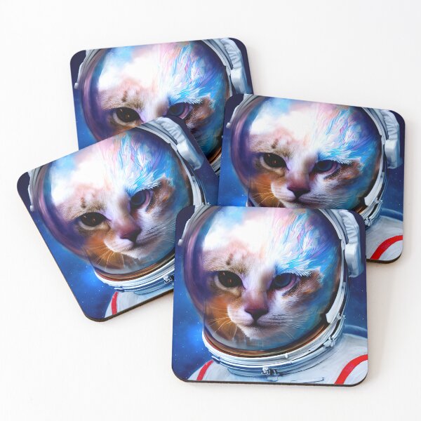 Item preview, cat astronaut painting #22 designed and sold by supeart.