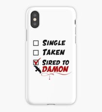 Sired to Damon iPhone Case