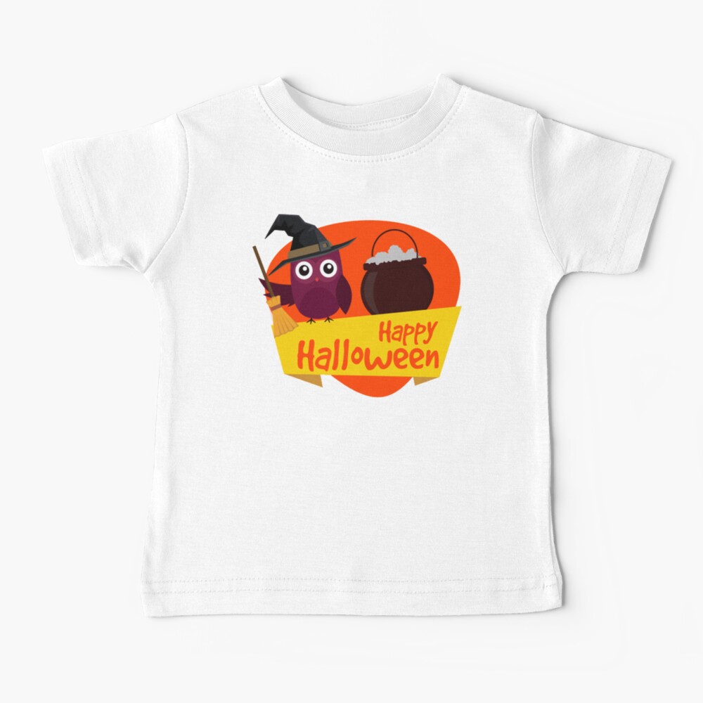Spooky Halloween Owl for Babies and Kids! Baby T-Shirt