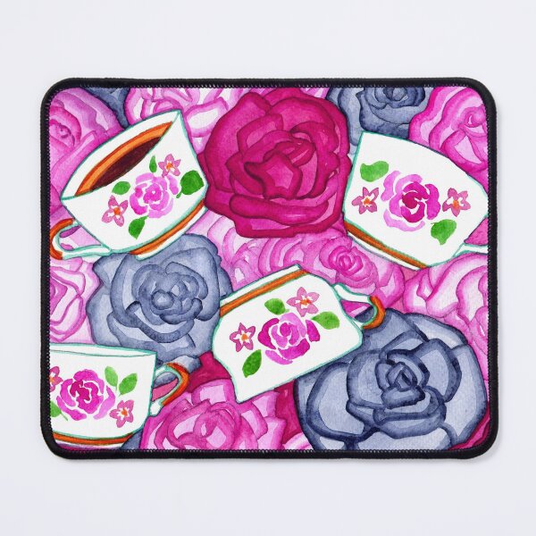 Item preview, Tea Cups and Roses Pink Palette designed and sold by Niina  Niskanen.