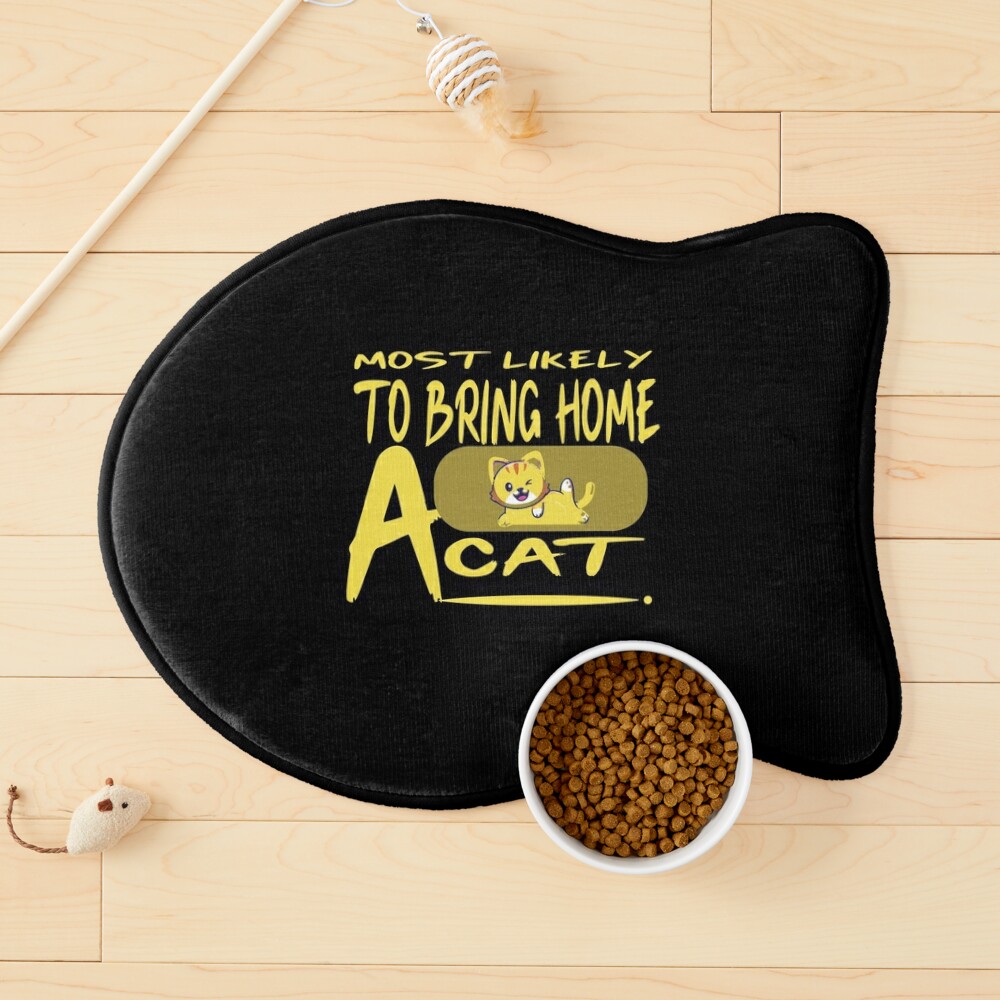 Most Likely to Bring Home a Cat - Cali Wave Hooded Sweatshirt – Inkopious