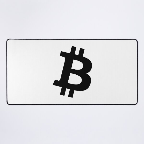 Artikelvorschau, Bitcoin BTC Crypto – Clean Black Icon Variante #1 entworfen und verkauft von CryptoMoods.
