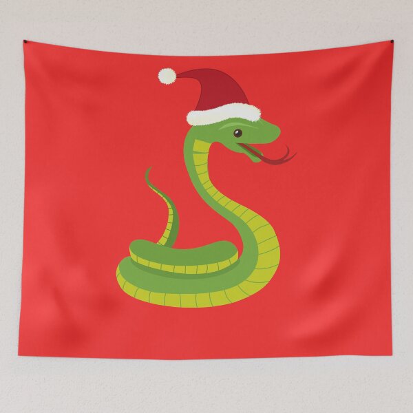 Item preview, Cute snake with Santa Claus' hat 3 - christmas pet designed and sold by Olivvier.